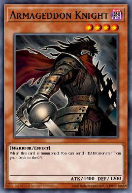 Armageddon Knight Yu-Gi-Oh card