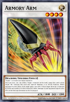 Armory Arm Yu-Gi-Oh card