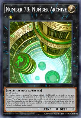 Number 78: Number Archive Yu-Gi-Oh card