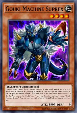 Gouki Machine Suprex Yu-Gi-Oh card