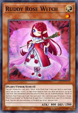 Ruddy Rose Witch Yu-Gi-Oh card