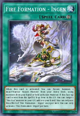 Fire Formation - Ingen Yu-Gi-Oh card