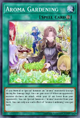 Aroma Gardening Yu-Gi-Oh card