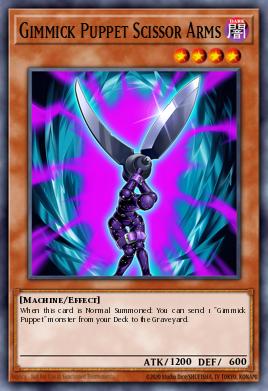 Gimmick Puppet Scissor Arms Yu-Gi-Oh card