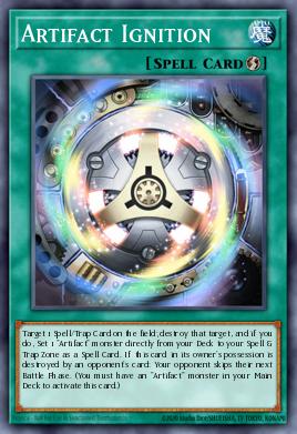 Artifact Ignition Yu-Gi-Oh card