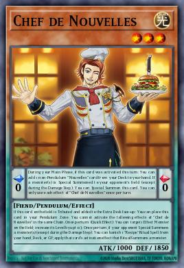 Chef de Nouvelles Yu-Gi-Oh card