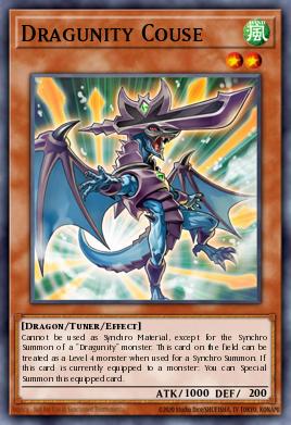 Dragunity Couse Yu-Gi-Oh card