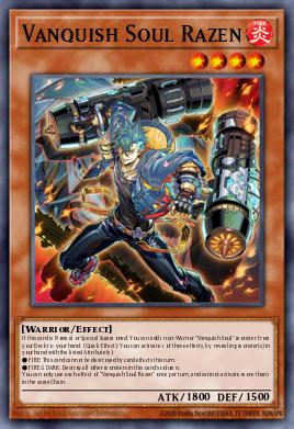 Vanquish Soul Razen Yu-Gi-Oh card