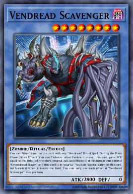 Vendread Scavenger Yu-Gi-Oh card