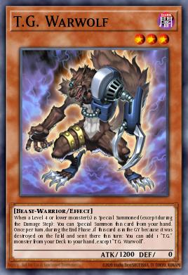 T.G. Warwolf Yu-Gi-Oh card