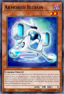 Armored Bitron Yu-Gi-Oh card