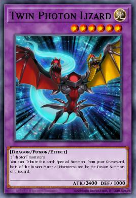 Twin Photon Lizard Yu-Gi-Oh card