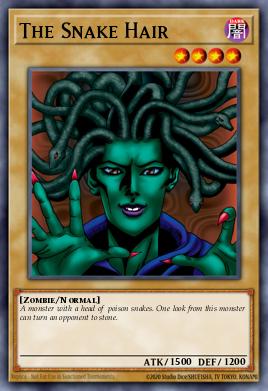 The Snake Hair Yu-Gi-Oh card
