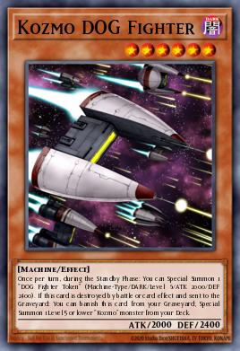 Kozmo DOG Fighter Yu-Gi-Oh card