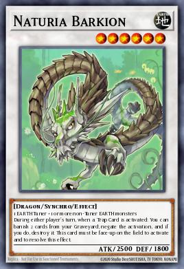 Naturia Barkion Yu-Gi-Oh card