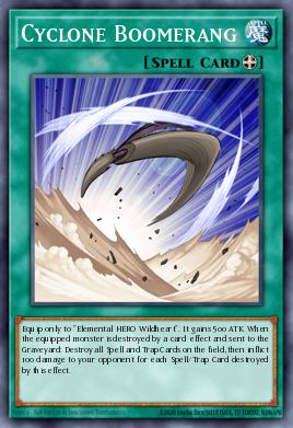 Cyclone Boomerang Yu-Gi-Oh card