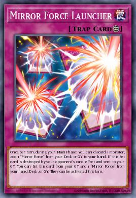 Mirror Force Launcher Yu-Gi-Oh card