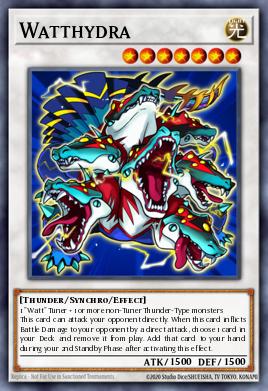 Watthydra Yu-Gi-Oh card