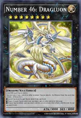 Number 46: Dragluon Yu-Gi-Oh card