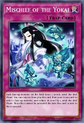 Mischief of the Yokai Yu-Gi-Oh card