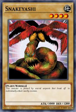 Snakeyashi Yu-Gi-Oh card