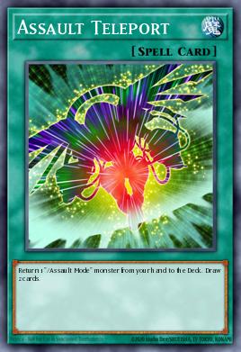Assault Teleport Yu-Gi-Oh card