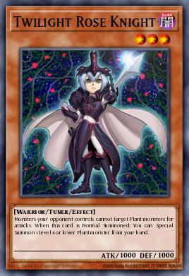 Twilight Rose Knight Yu-Gi-Oh card