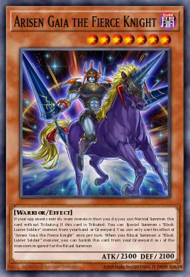 Arisen Gaia the Fierce Knight Yu-Gi-Oh card