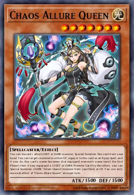 Chaos Allure Queen Yu-Gi-Oh card