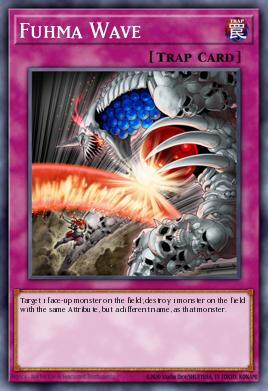Fuhma Wave Yu-Gi-Oh card