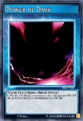 Power of Dark Yu-Gi-Oh card
