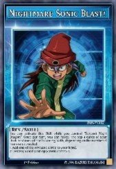 Nightmare Sonic Blast! Yu-Gi-Oh card