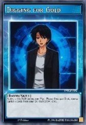 Digging for Gold Yu-Gi-Oh card