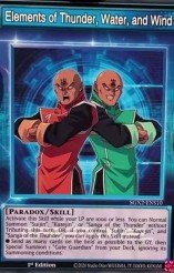 Elements of Thunder, Water, and Wind Yu-Gi-Oh card