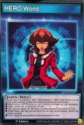 HERO World Yu-Gi-Oh card