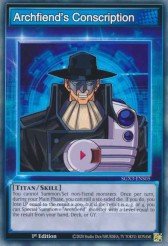 Archfiend's Conscription Yu-Gi-Oh card