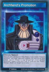 Archfiend's Promotion Yu-Gi-Oh card
