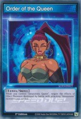 Order of the Queen Yu-Gi-Oh card