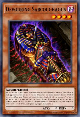 Devouring Sarcoughagus Yu-Gi-Oh card