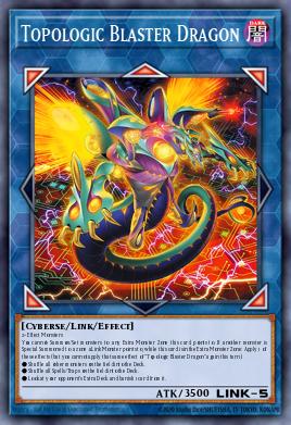 Topologic Blaster Dragon Yu-Gi-Oh card
