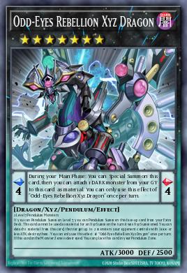 Odd-Eyes Rebellion Xyz Dragon Yu-Gi-Oh card