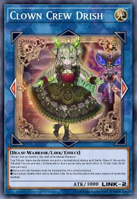 Clown Crew Drish Yu-Gi-Oh card