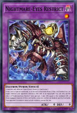 Nightmare-Eyes Restrict Yu-Gi-Oh card