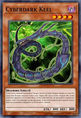 Cyberdark Keel Yu-Gi-Oh card