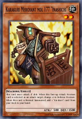 Karakuri Merchant mdl 177 "Inashichi" Yu-Gi-Oh card