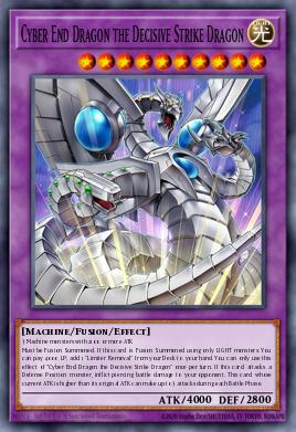 Cyber End Dragon the Decisive Strike Dragon Yu-Gi-Oh card