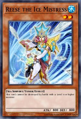 Reese the Ice Mistress Yu-Gi-Oh card