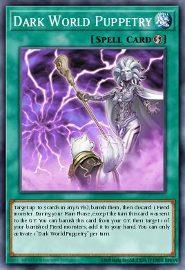 Dark World Puppetry Yu-Gi-Oh card