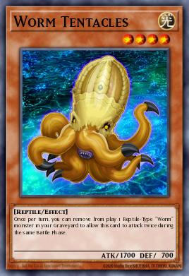 Worm Tentacles Yu-Gi-Oh card