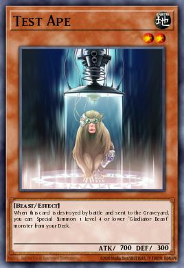 Test Ape Yu-Gi-Oh card